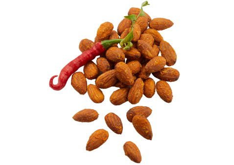 habanero spiced almonds image